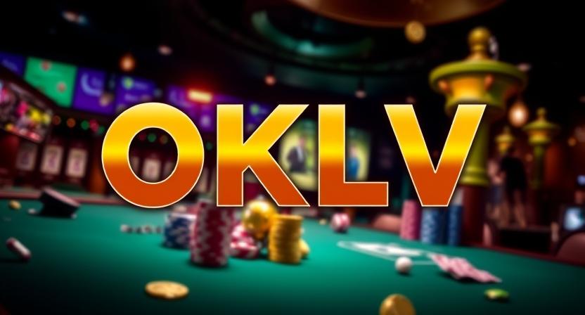Immersive lounge-style interface of OKLV casino
